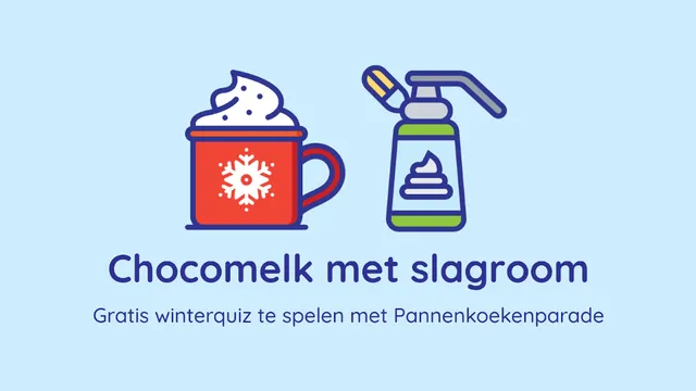 Gratis winterquiz: Chocomelk met slagroom